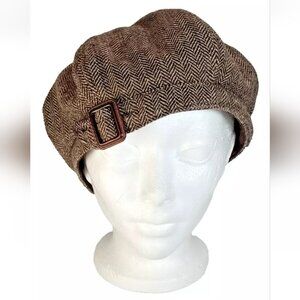 NINE WEST Newsboy/Semi Beret Tweed Cap / Hat Wool blend Fall / Winter hat